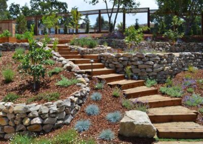 natural stair walkway by designed valcon construction.